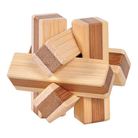 casse-tête chinois en bois Stock Photo
