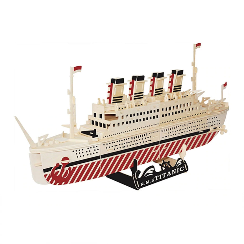 Maquette du Titanic en bois préfabriquée pour colllectionneurs