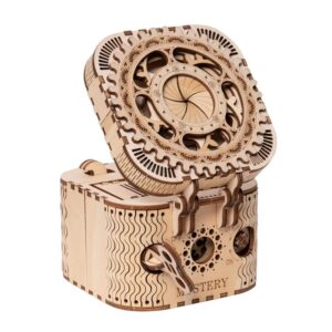 Puzzle 3D boîte aux trésors en bois