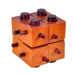 Casse-Tête Chinois en Bois Cube Infernale