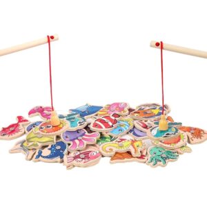 Jeu de Pêche en Bois