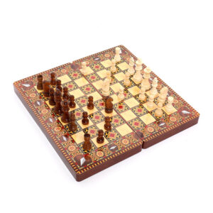 Jeu d’Échec en Bois Luxueux