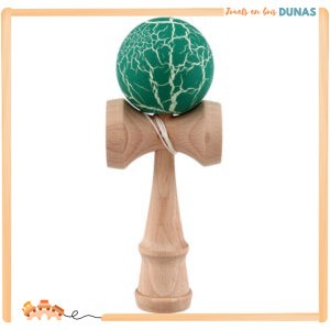 Kendama en Bois Vert Craquelé
