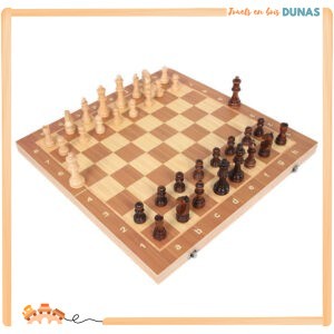 Boîte de Jeu d'Échecs en Bois