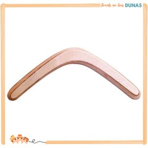 Boomerang en Bois Naturel