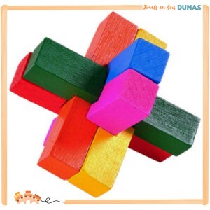 Casse-tête en Bois Arc-en-Ciel