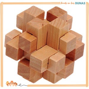 Casse-tête en Bois Brut