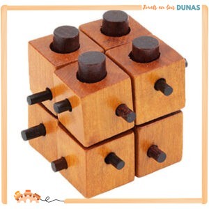 Casse-tête en Bois Cube 2X2