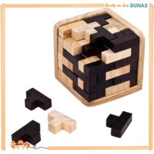 Casse-tête en Bois Cube 6X6