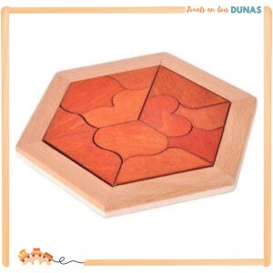 Casse-tête en Bois Hexagonale