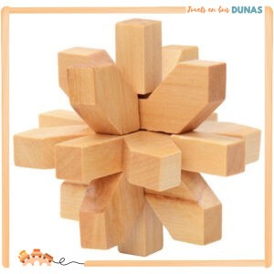 Casse-tête en Bois La Fleur