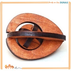 Casse-tête en Bois Ovale
