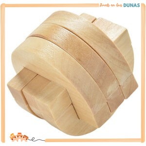 Casse-tête en Bois Rond