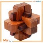 Casse-tête en Bois Sombre