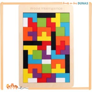 Casse-tête en Bois Tetris