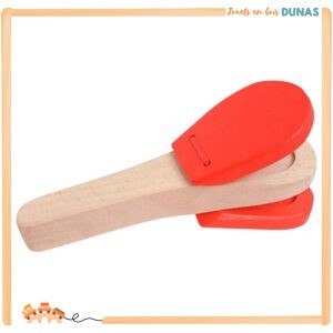 Castagnettes en Bois Rouge