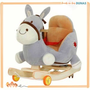 Cheval à Bascule en Bois Bébé