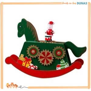 cheval-a-bascule-en-bois-noel-vert