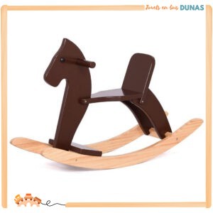Cheval à Bascule en Bois Peint