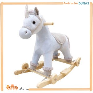 Grand Cheval à Bascule en Bois