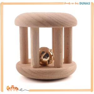 Hochet en Bois Cage