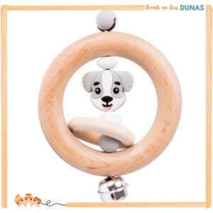 Hochet en Bois Chien