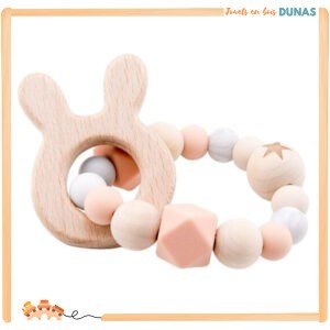 Hochet en Bois Fille