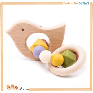 Hochet en Bois Oiseau