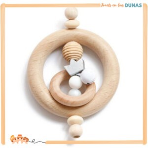 Hochet en Bois Rond