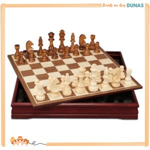 Jeu d'Échecs en Bois 30 cm