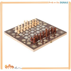 Jeu d'Échecs en Bois Original