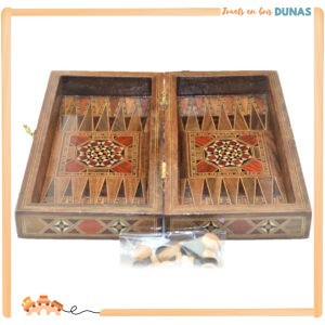 Jeu de Backgammon en Bois de Luxe