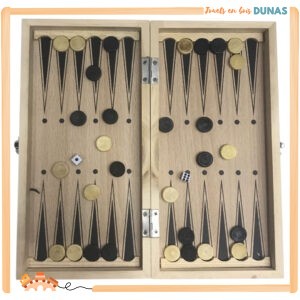 Jeu de Backgammon en Bois de Voyage