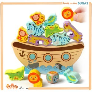 Jeu d'Équilibre en Bois Animalier