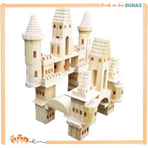 Jeu de Construction en Bois Château Fort