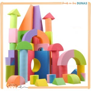 Jeu de Construction en Bois Couleurs