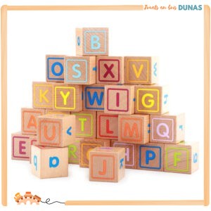Jeu de Construction en Bois Cubes
