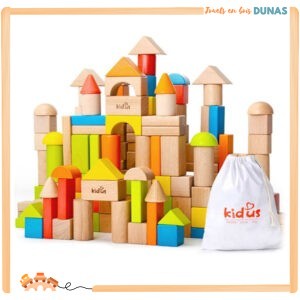 Jeu de Construction en Bois Enfant