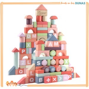Jeu de Construction en Bois Fille