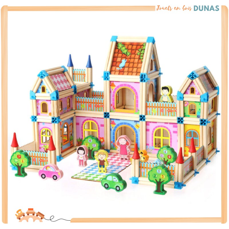 jeu-de-construction-en-bois-maison