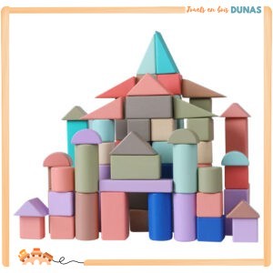 Jeu de Construction en Bois Moderne