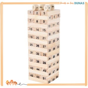 Jeu de Construction en Bois Tour