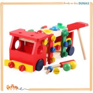 Jeu de Construction en Bois Camion