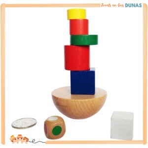 Jeu d'Équilibre en Bois
