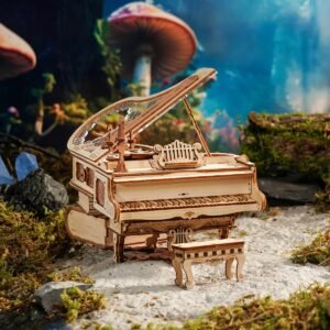 Maquette en Bois Piano Boite à Musique