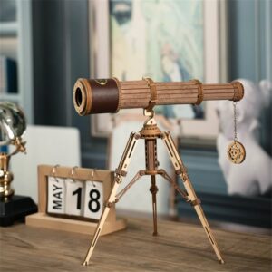 Maquette en Bois Style Télescope Monoculaire