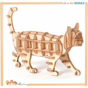 Maquette en Bois Chat