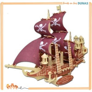 Maquette en Bois Galion