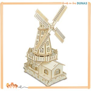 Maquette en Bois Moulin