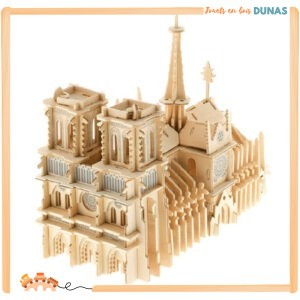 Maquette en Bois Notre-Dame de Paris